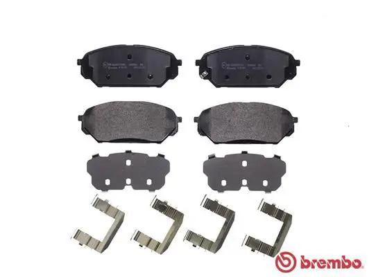 Handler.Part Brake pad set, disc brake BREMBO P30071 2