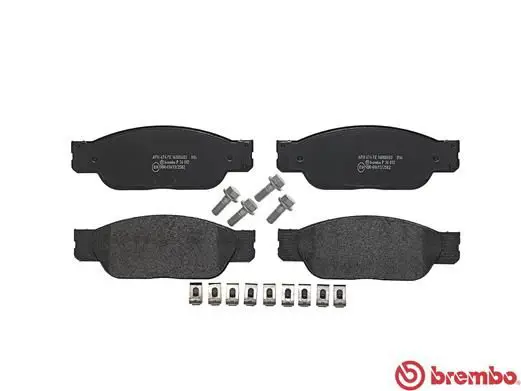 Handler.Part Brake pad set, disc brake BREMBO P36012 2