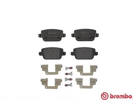 Handler.Part Brake pad set, disc brake BREMBO P44016 2