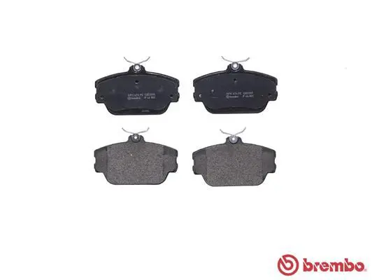 Handler.Part Brake pad set, disc brake BREMBO P46001 2