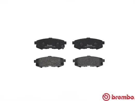 Handler.Part Brake pad set, disc brake BREMBO P49042 2