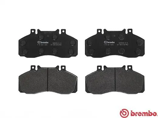 Handler.Part Brake pad set, disc brake BREMBO P50065 2