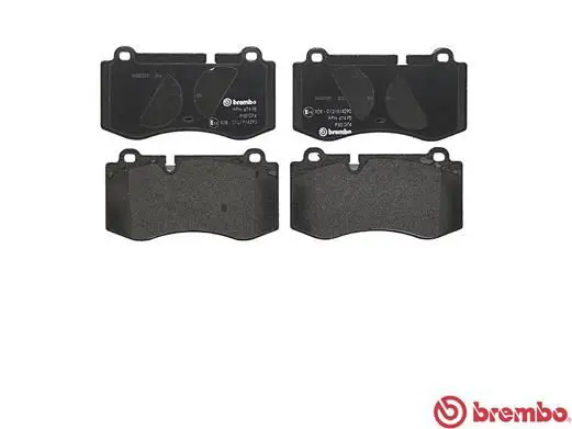 Handler.Part Brake pad set, disc brake BREMBO P50074 2