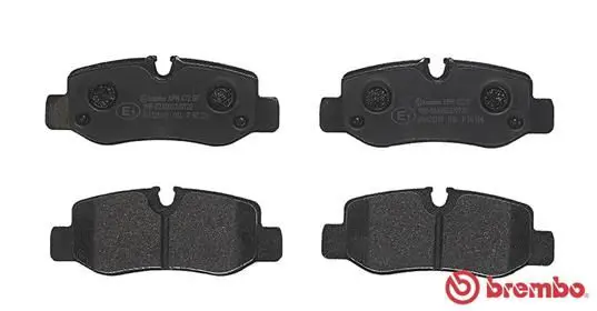 Handler.Part Brake pad set, disc brake BREMBO P50126 2