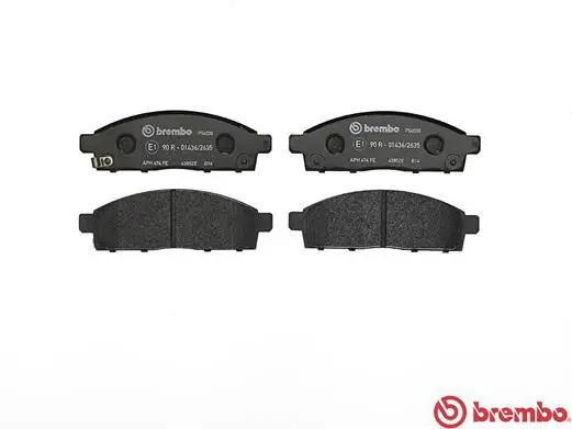 Handler.Part Brake pad set, disc brake BREMBO P54038 2