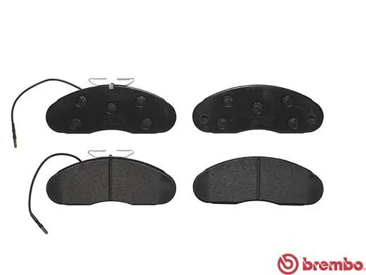 Handler.Part Brake pad set, disc brake BREMBO P56019 2