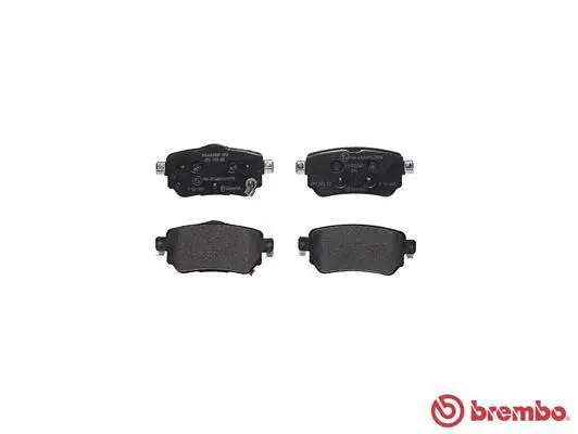 Handler.Part Brake pad set, disc brake BREMBO P56098 2