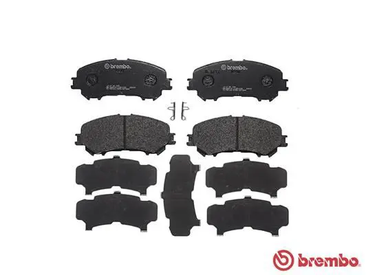 Handler.Part Brake pad set, disc brake BREMBO P56099 2