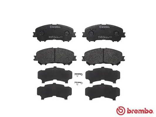 Handler.Part Brake pad set, disc brake BREMBO P56100 2