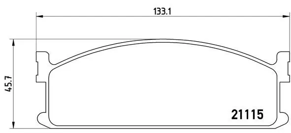 Handler.Part Brake pad set, disc brake BREMBO P59008 1