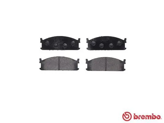 Handler.Part Brake pad set, disc brake BREMBO P59008 2