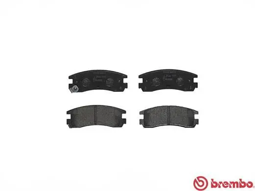 Handler.Part Brake pad set, disc brake BREMBO P59027 2