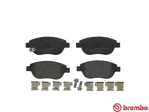 Handler.Part Brake pad set, disc brake BREMBO P59052 2