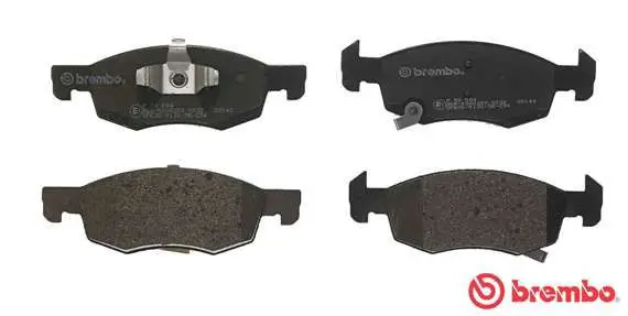 Handler.Part Brake pad set, disc brake BREMBO P59084 2