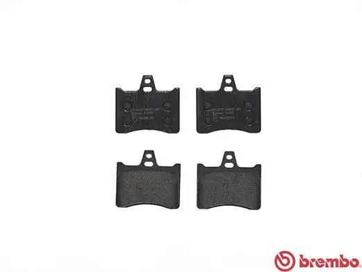 Handler.Part Brake pad set, disc brake BREMBO P61019 2