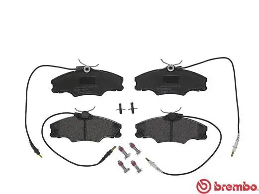 Handler.Part Brake pad set, disc brake BREMBO P61056 2