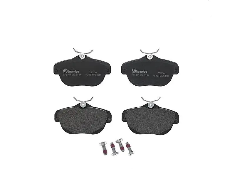 Handler.Part Brake pad set, disc brake BREMBO P61087 2