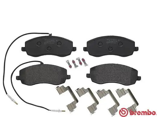 Handler.Part Brake pad set, disc brake BREMBO P61104 2