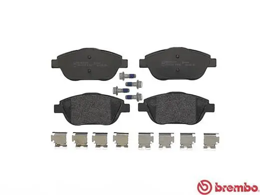 Handler.Part Brake pad set, disc brake BREMBO P61103 2