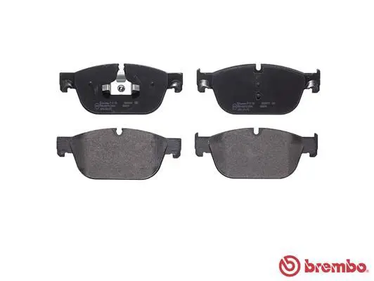 Handler.Part Brake pad set, disc brake BREMBO P61115 2