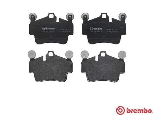 Handler.Part Brake pad set, disc brake BREMBO P65014 2