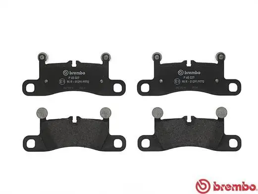 Handler.Part Brake pad set, disc brake BREMBO P65027 2