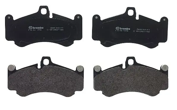 Handler.Part Brake pad set, disc brake BREMBO P65032 2