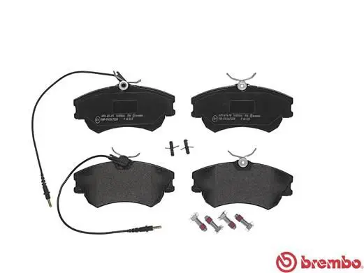 Handler.Part Brake pad set, disc brake BREMBO P68023 2