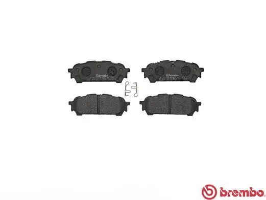 Handler.Part Brake pad set, disc brake BREMBO P78014 2