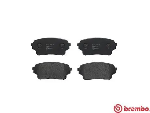 Handler.Part Brake pad set, disc brake BREMBO P79019 2