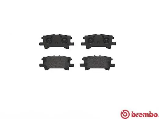 Handler.Part Brake pad set, disc brake BREMBO P83068 2