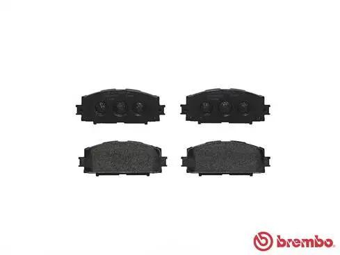 Handler.Part Brake pad set, disc brake BREMBO P83086 2