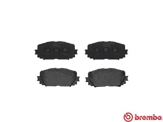 Handler.Part Brake pad set, disc brake BREMBO P83101 2