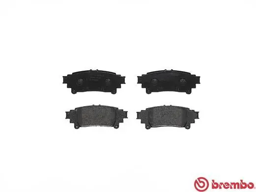 Handler.Part Brake pad set, disc brake BREMBO P83106 2