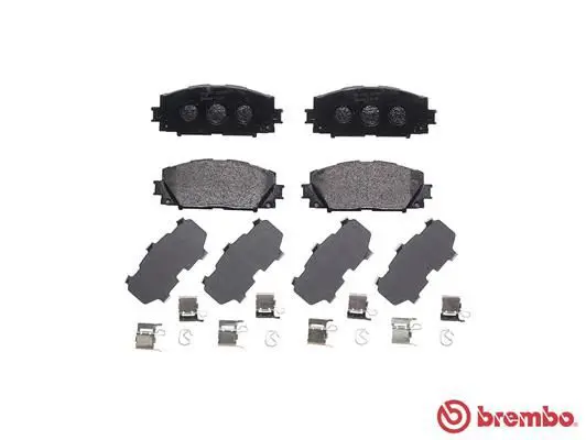 Handler.Part Brake pad set, disc brake BREMBO P83141 2