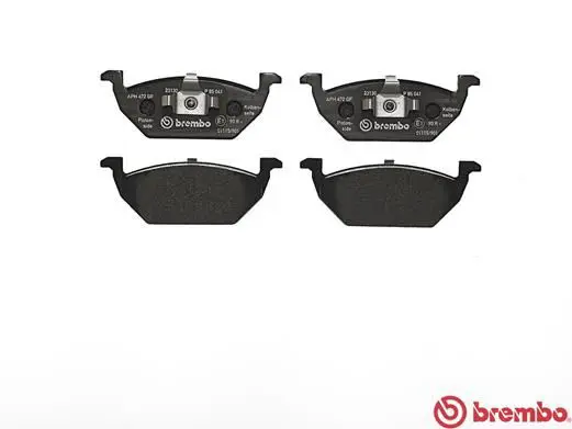 Handler.Part Brake pad set, disc brake BREMBO P85041 2