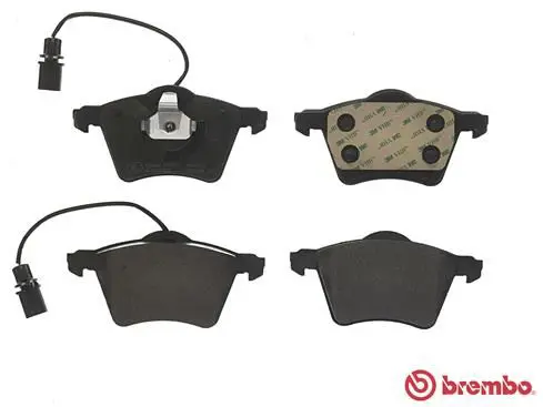 Handler.Part Brake pad set, disc brake BREMBO P85052 2