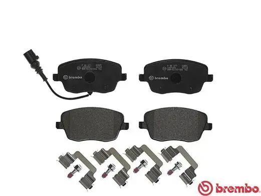 Handler.Part Brake pad set, disc brake BREMBO P85077 2