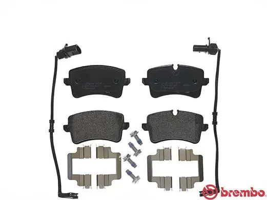 Handler.Part Brake pad set, disc brake BREMBO P85117 2