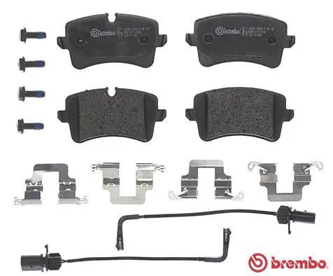 Handler.Part Brake pad set, disc brake BREMBO P85118 2