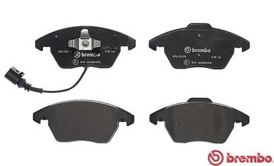 Handler.Part Brake pad set, disc brake BREMBO P85146 2