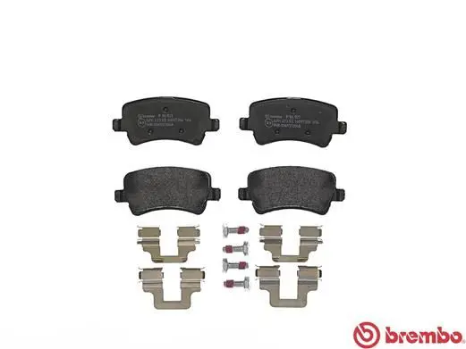 Handler.Part Brake pad set, disc brake BREMBO P86021 2