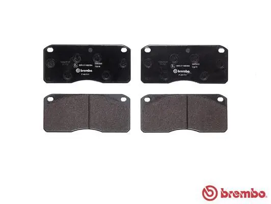 Handler.Part Brake pad set, disc brake BREMBO PA6011 2