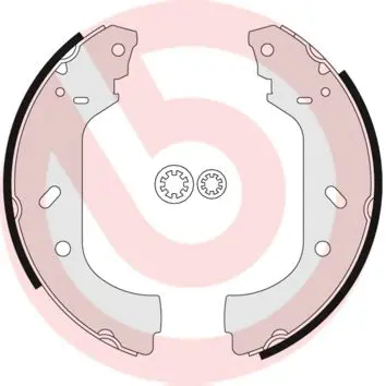 Handler.Part Brake shoe set BREMBO S23517 1