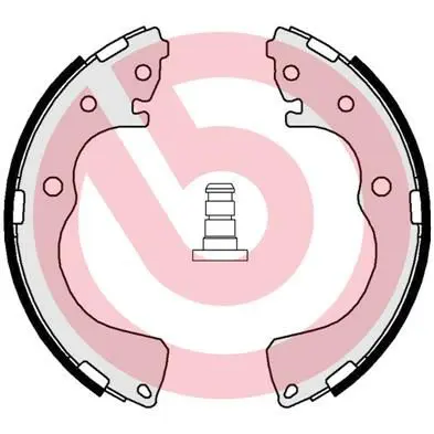 Handler.Part Brake shoe set BREMBO S49525 1