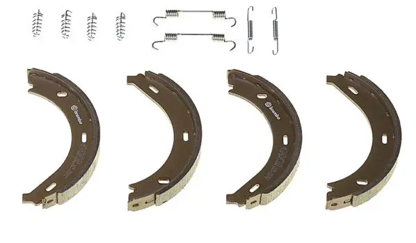 Handler.Part Brake shoe set, parking brake BREMBO S50517 2