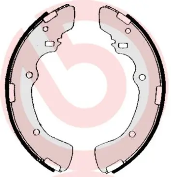 Handler.Part Brake shoe set BREMBO S54511 1