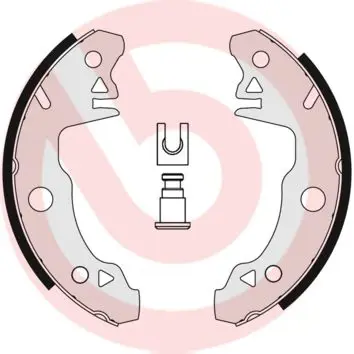 Handler.Part Brake shoe set BREMBO S68527 1