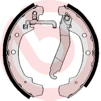 Handler.Part Brake shoe set BREMBO S85510 1