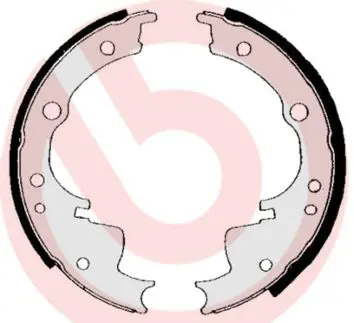 Handler.Part Brake shoe set BREMBO SA6501 1